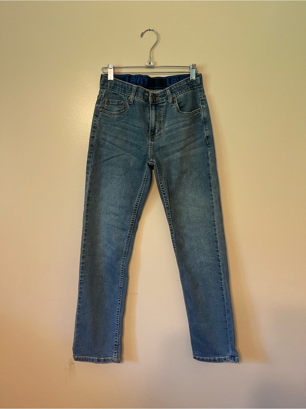 Levi's 502 Boy’s  Blue Slim Straight Jeans
